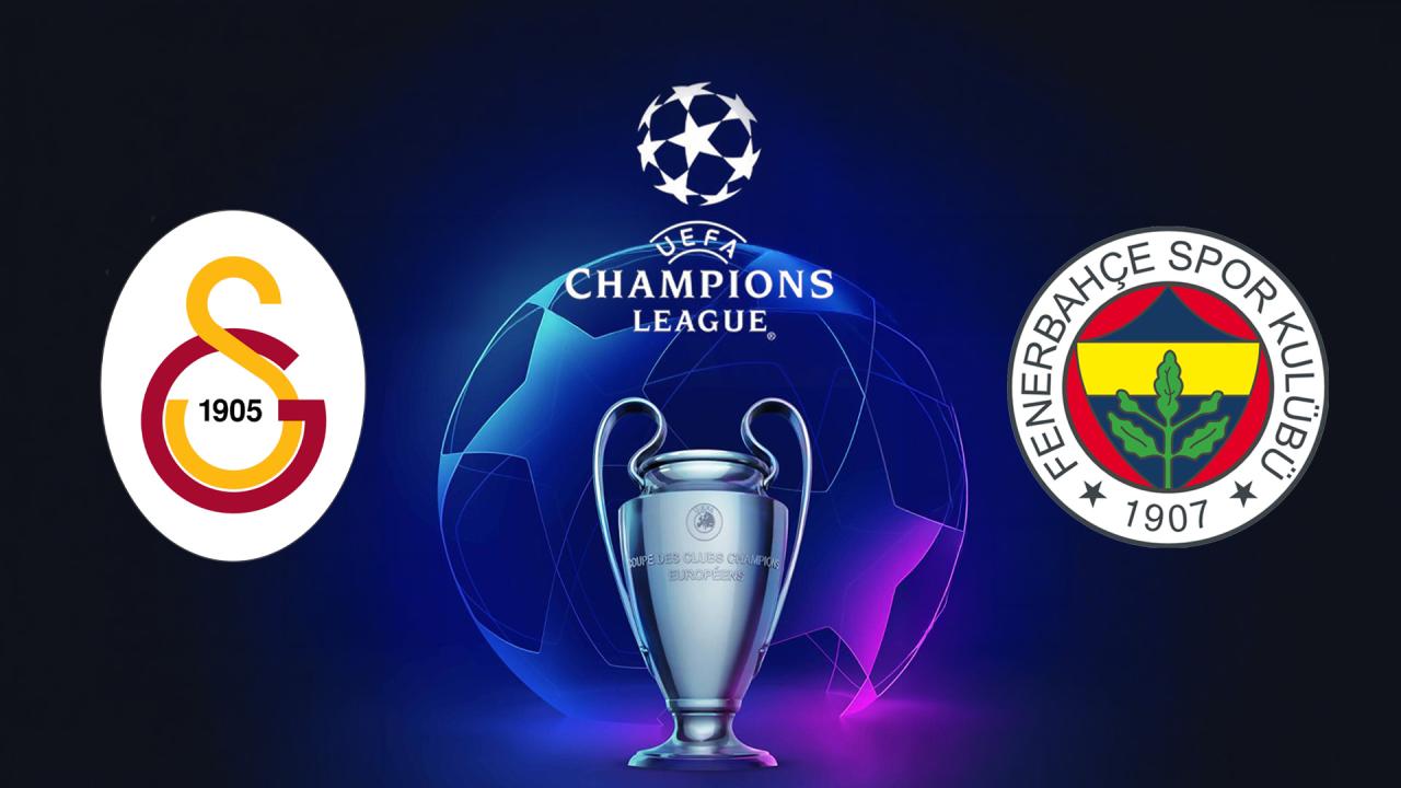 Galatasaray ve Fenerbahçe'nin Şampiyonlar Ligi Maç Programı Açıklandı